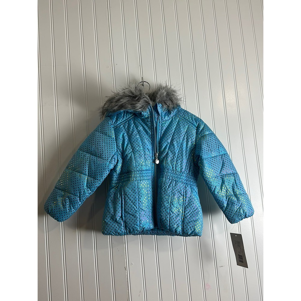 S. Rothschild Girls Jacket Foil Print Puffer Size 3T